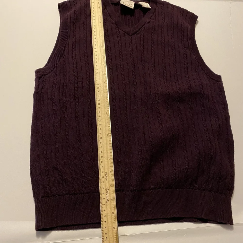 EP Pro Men's Cable Knit Sweater Vest‎ Sleeveless Pullover 100% Cotton